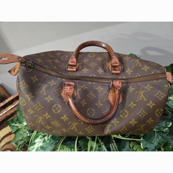 VVGC Authentic Vintage LV Speedy 35 and Pair of Unbranded Twillys - Picture 7 of 12